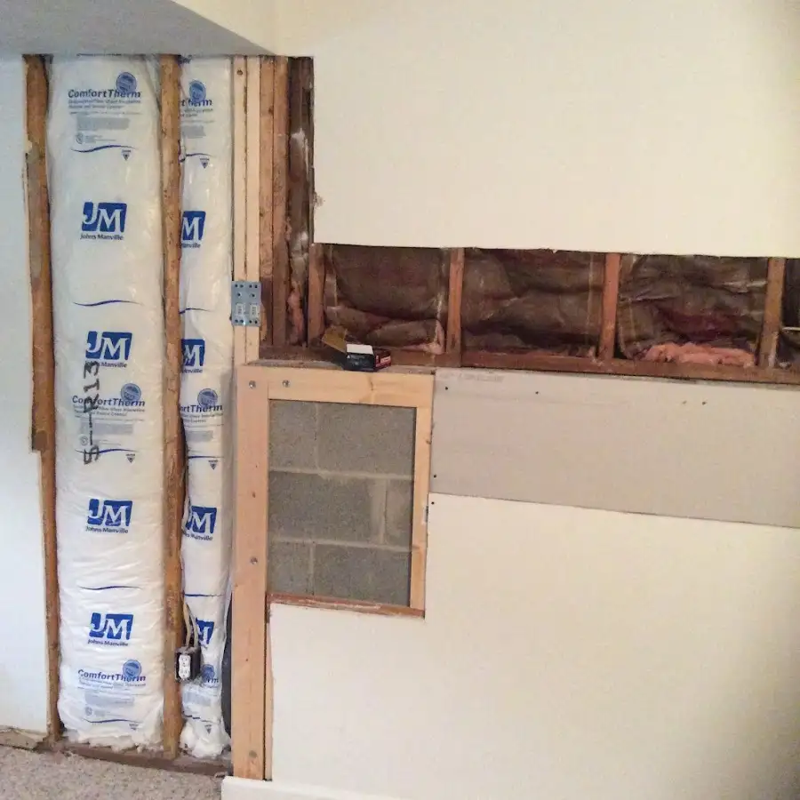 Wall insulation replacement during Structural Drying in Sweet Home